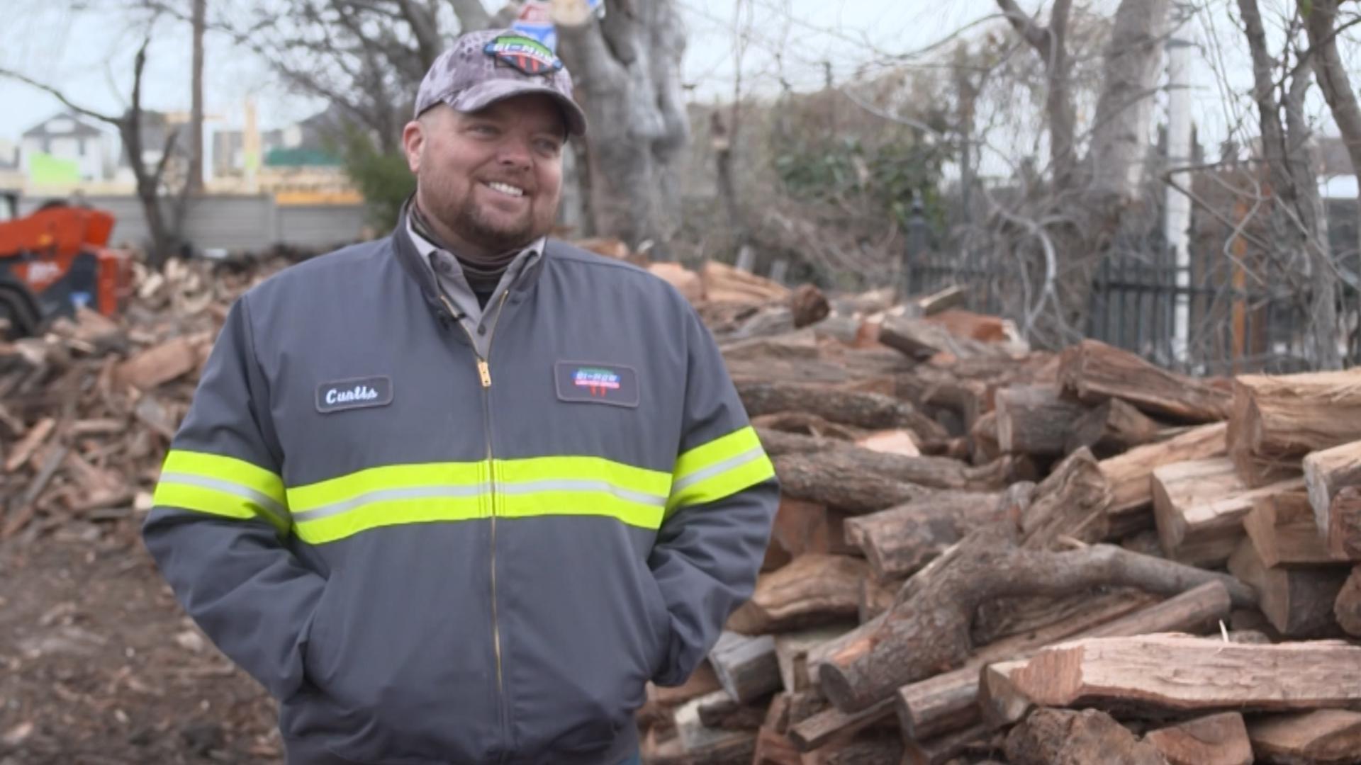 After a warm fall, firewood suppliers in Tarrant County say they are grateful for January's arctic blasts.