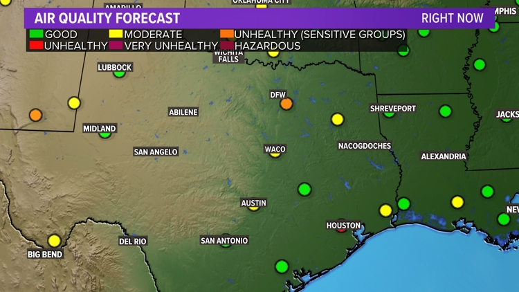 DFW Weather: Air Quality Alert issued through Thursday | wfaa.com