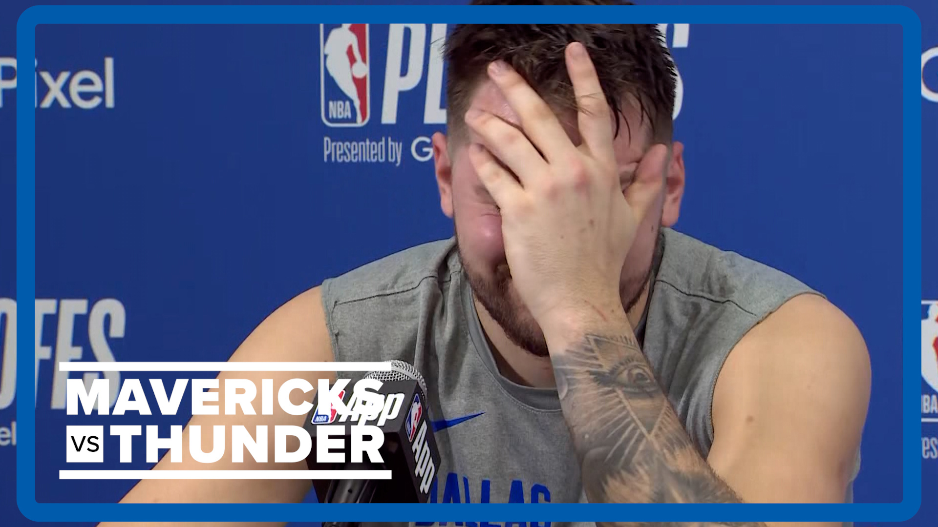Dallas Mavericks star Luka Doncic and coach Jason Kidd sat down for a postgame press conference after the big win over the Thunder.
