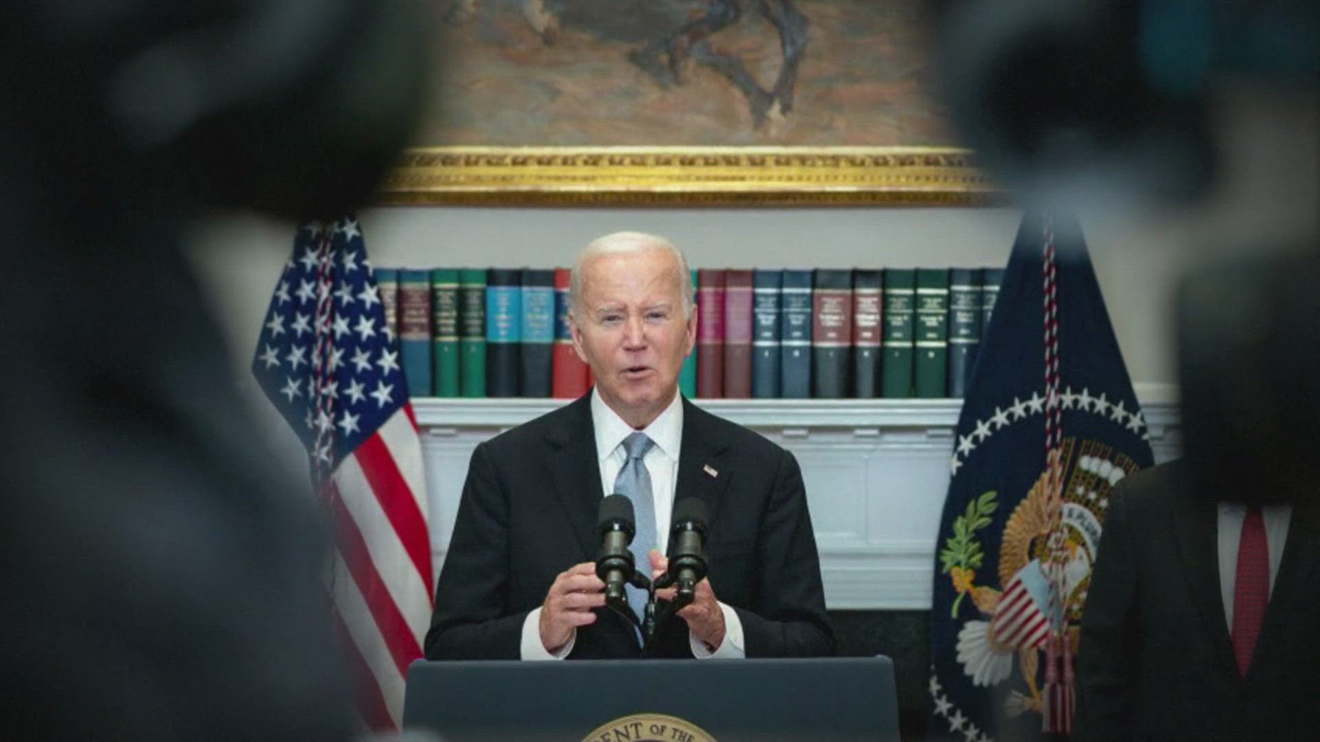 President Biden is staying in the race, despite calls for him to drop out.