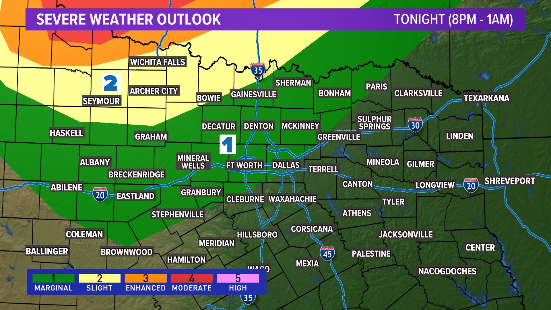 DallasFort Worth weather Cooler weather to end the week