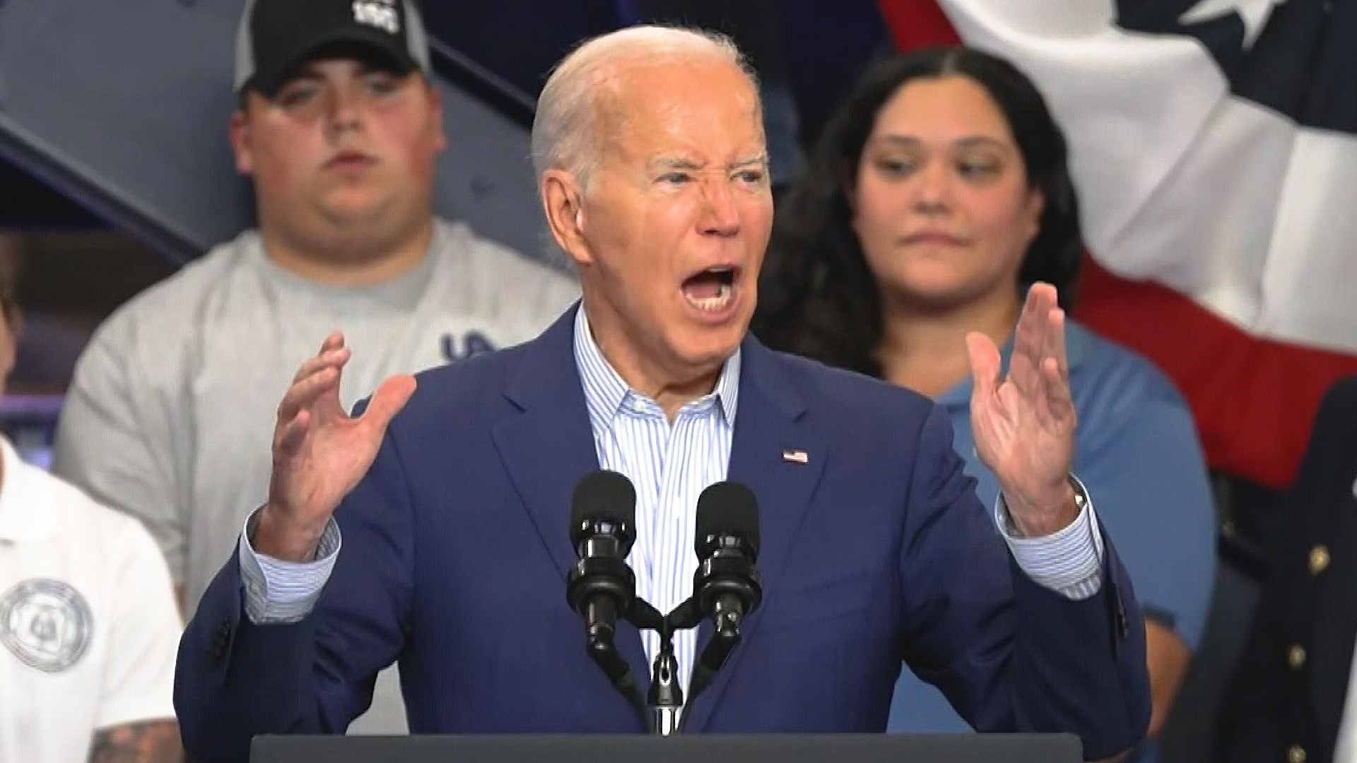 Joe Biden spoke in Ann Arbor, Michigan, about his "Investing in America" agenda on September 6, 2024.