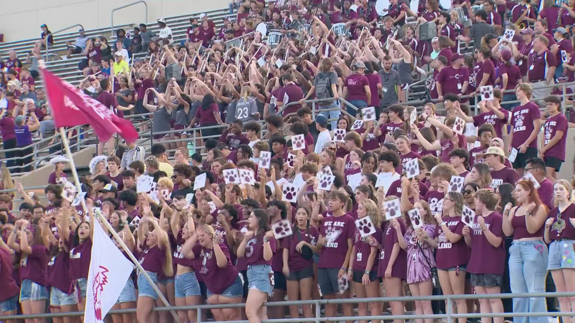 Plano ISD has implemented metal detectors for all home games and even delayed games this week because of the excessive heat.