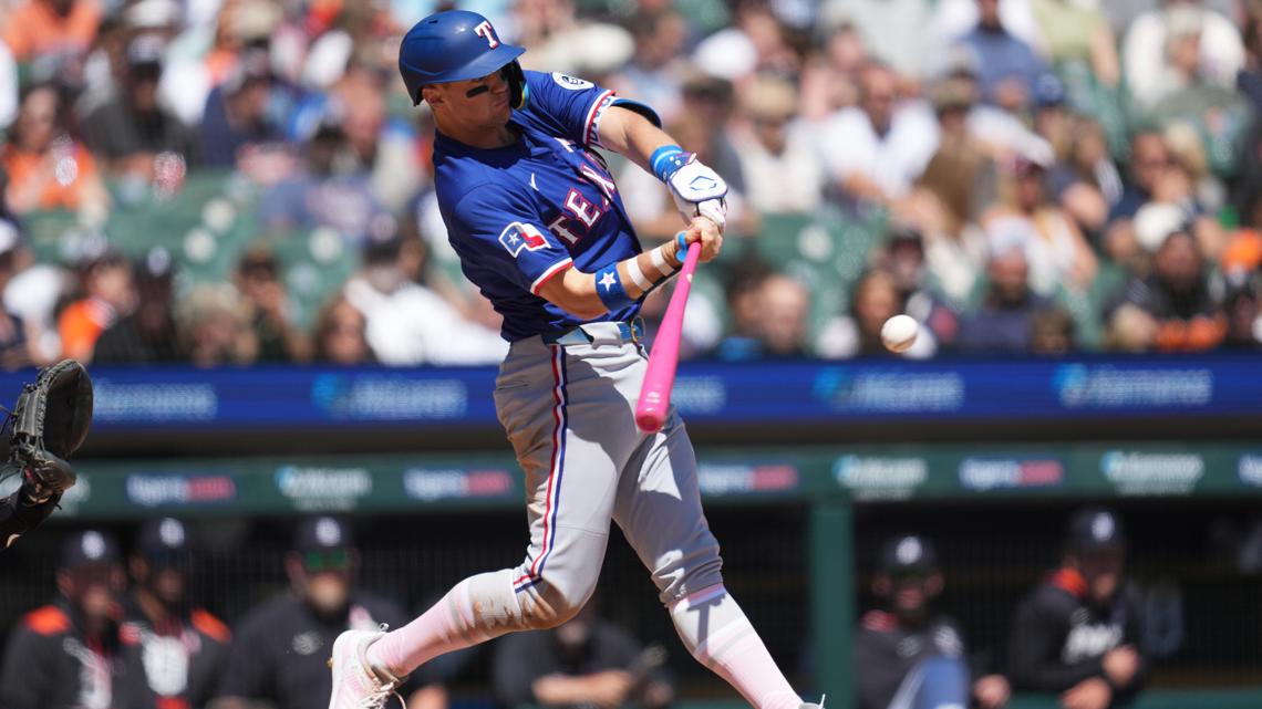 Josh Jung hits tiebreaking single in 9th inning as Rangers rally for 5-4 win over Rockies