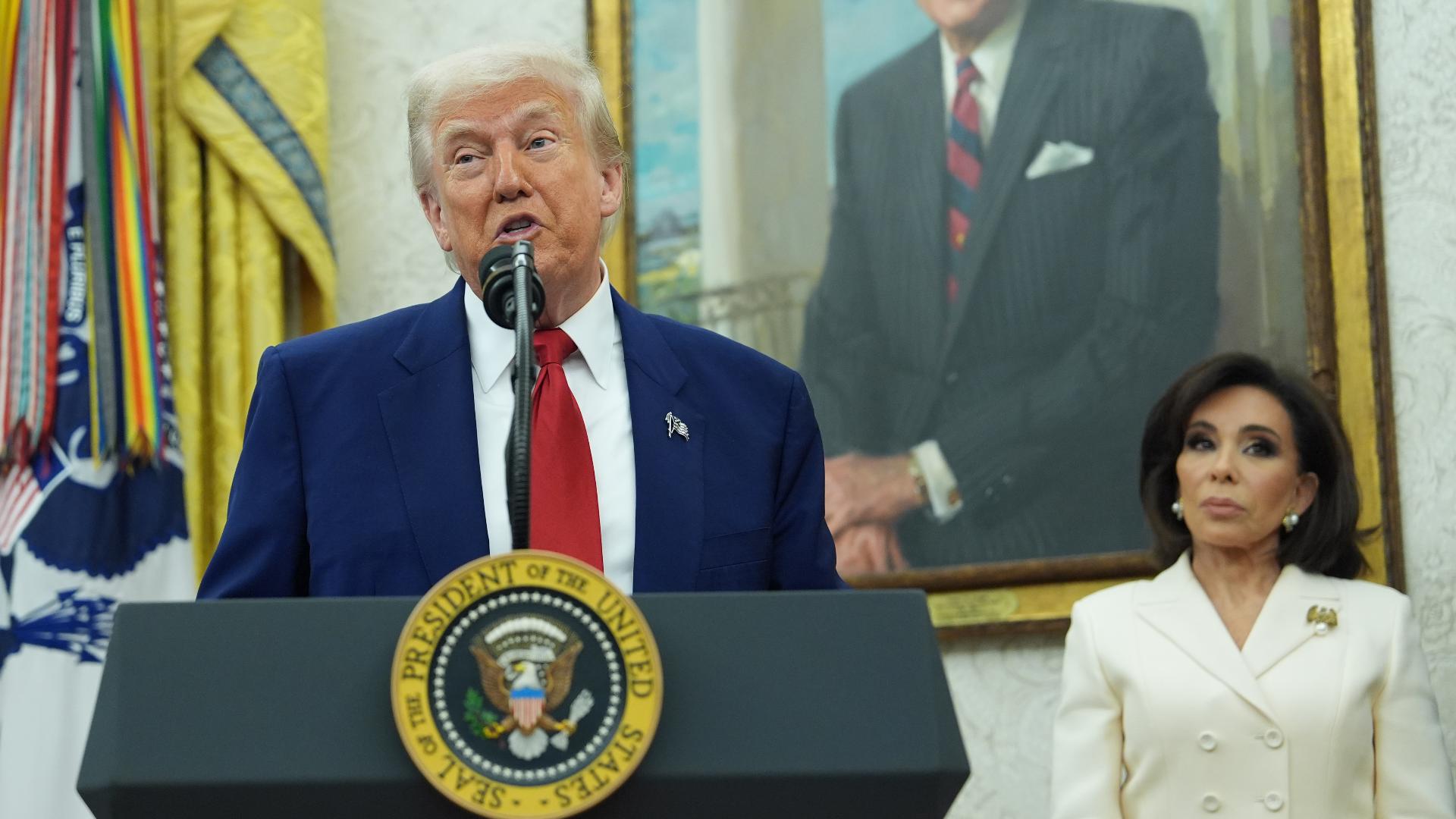Trump swears in Jeanine Pirro as Interim US Attorney for Washington D.C.