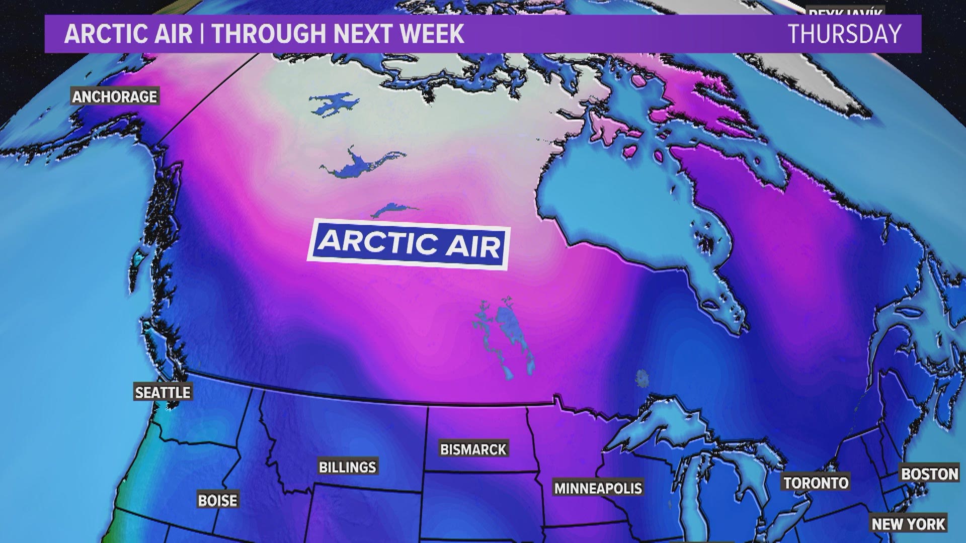 Near normal temps through the weekend, Arctic Blast arrives next week