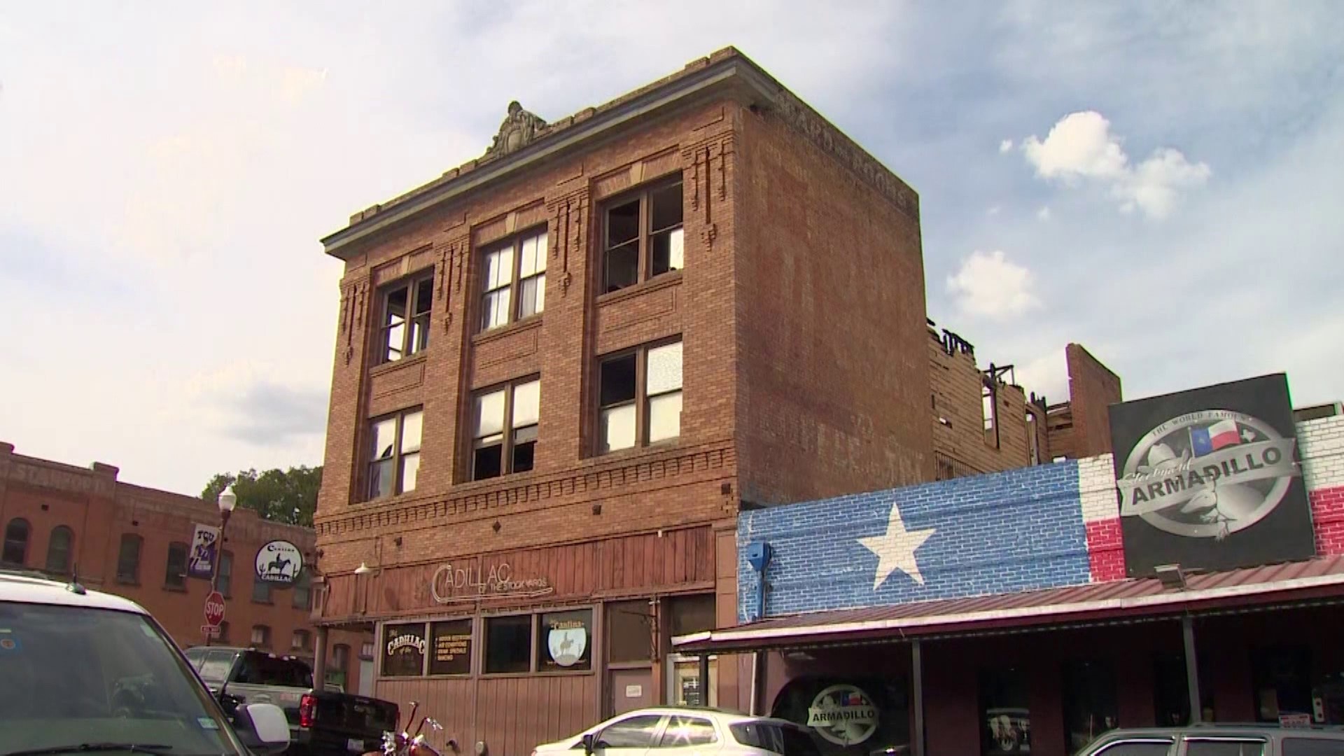 Lil Red's Longhorn Saloon hosted a fundraiser for Cantina Cadillac employees who have not worked since the historic building burned in August.