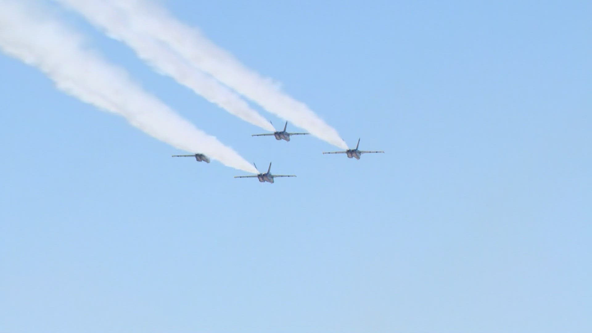 It’s the first time the Blue Angels have performed for spectators in North Texas since 2020.