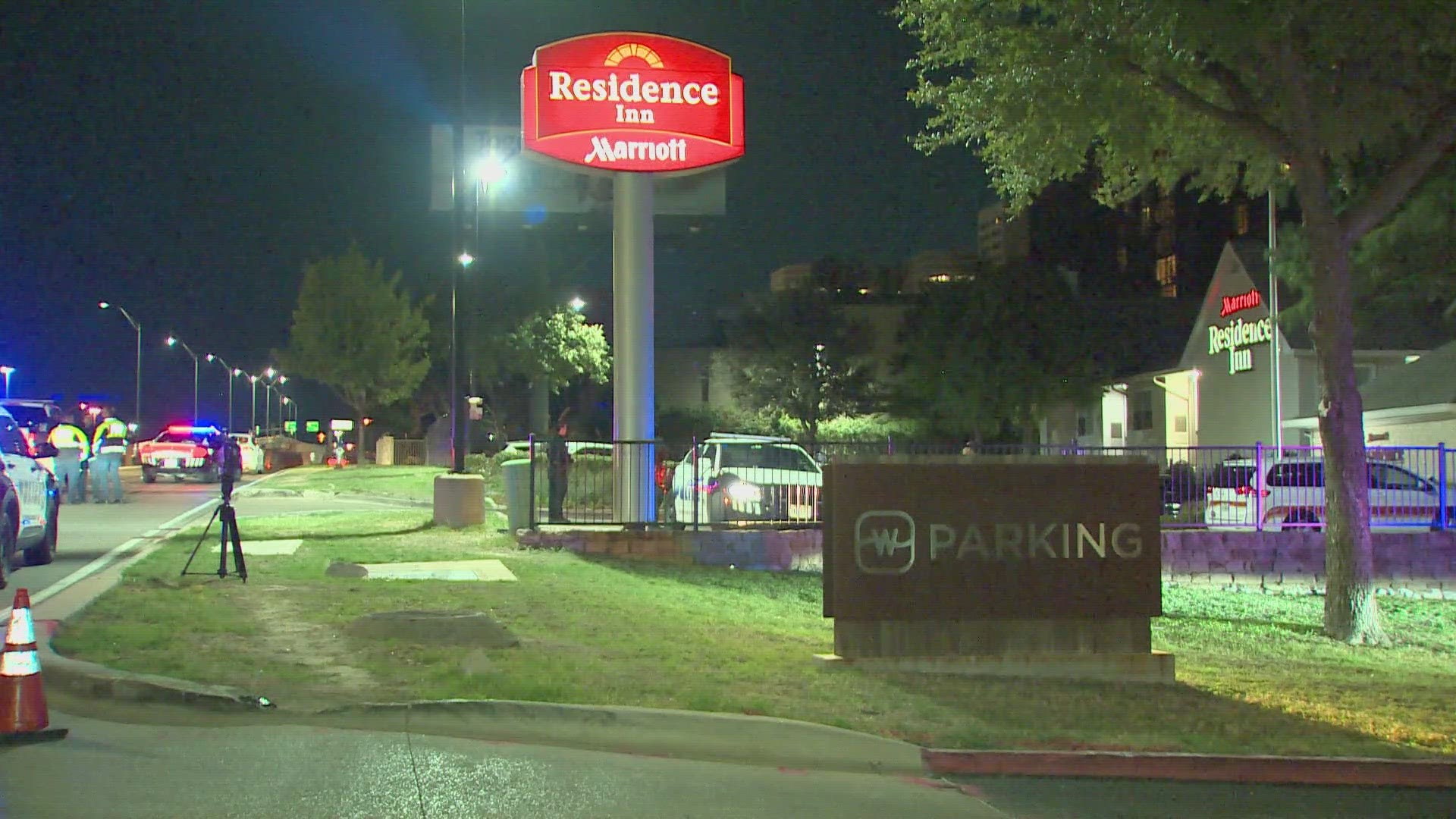 The incident happened around 12:20 a.m. in the 7600 block of LBJ Freeway Service Road. That's near the Residence Inn by Park Central Drive in North Dallas.
