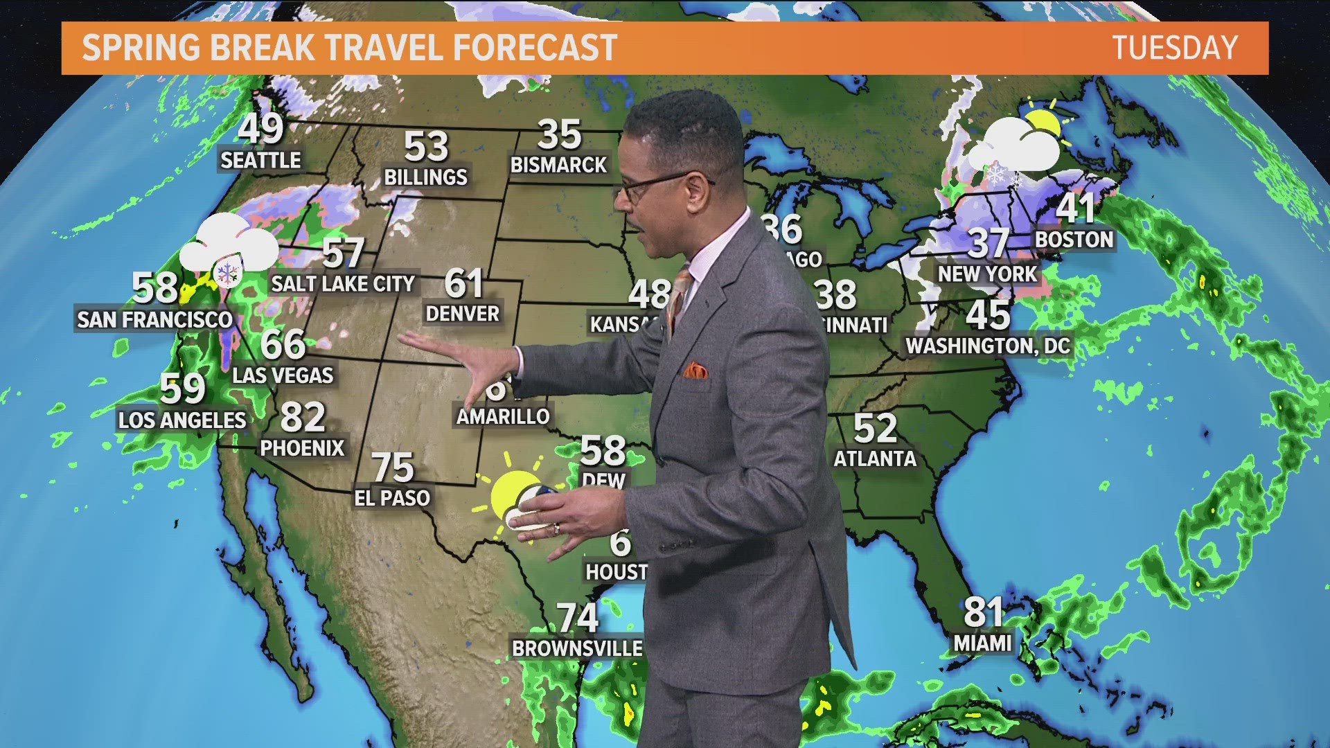 A look at severe weather conditions on East & West Coasts