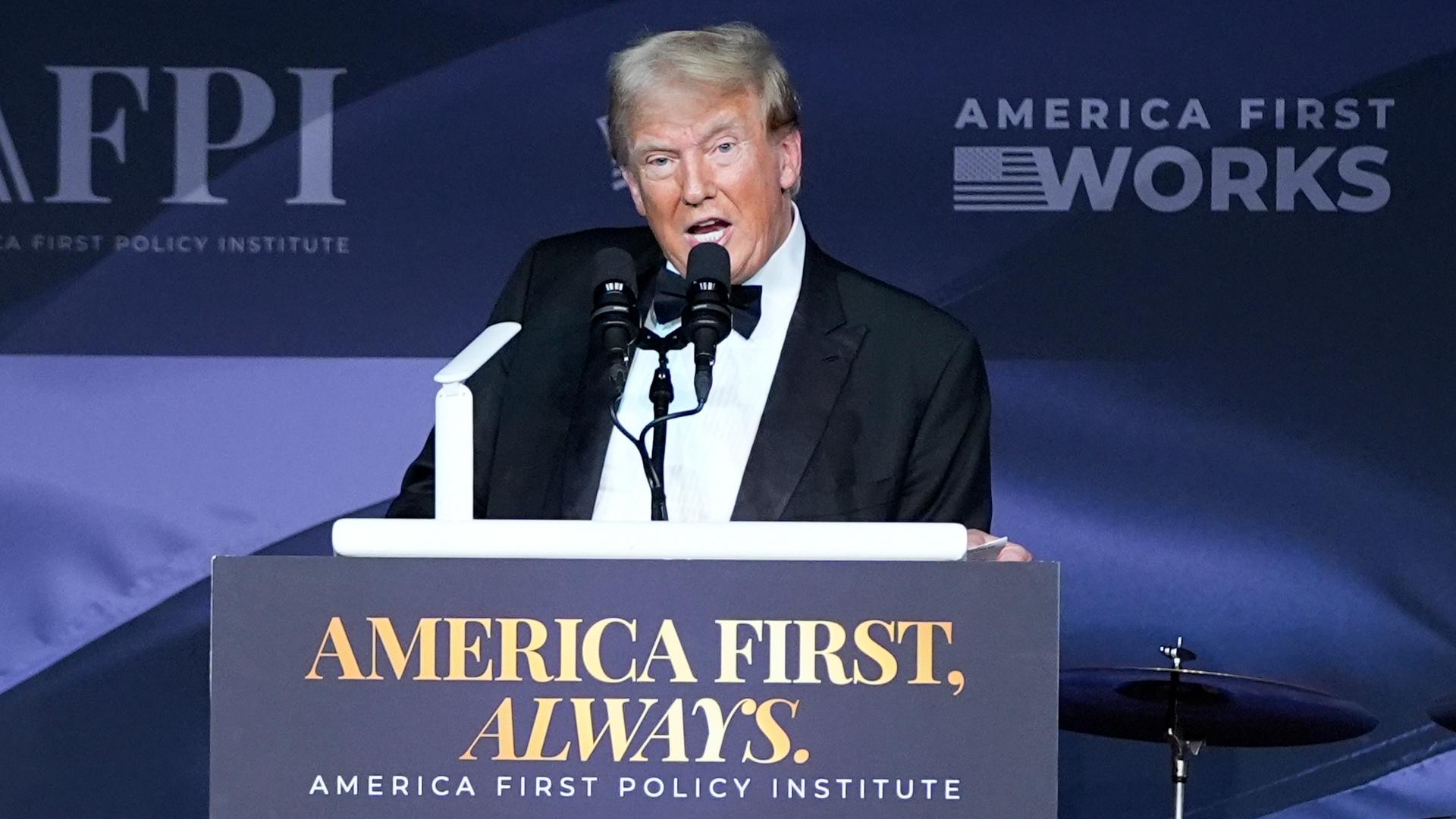 Watch Donald Trump's full speech at the America First Policy Institute Gala at Mara-a-Lago on November 14, 2024.