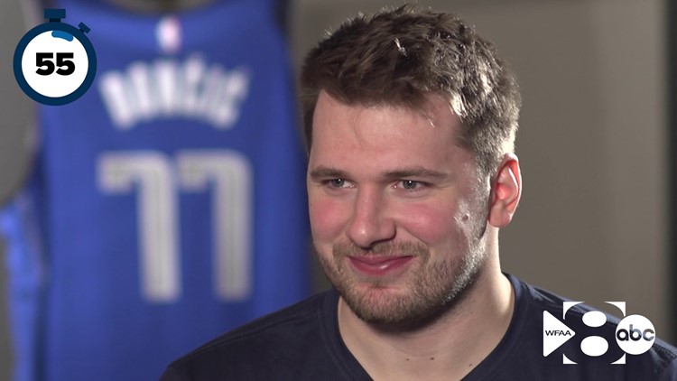 One-minute drill: Mavs star Luka Doncic answers rapid-fire questions from WFAA