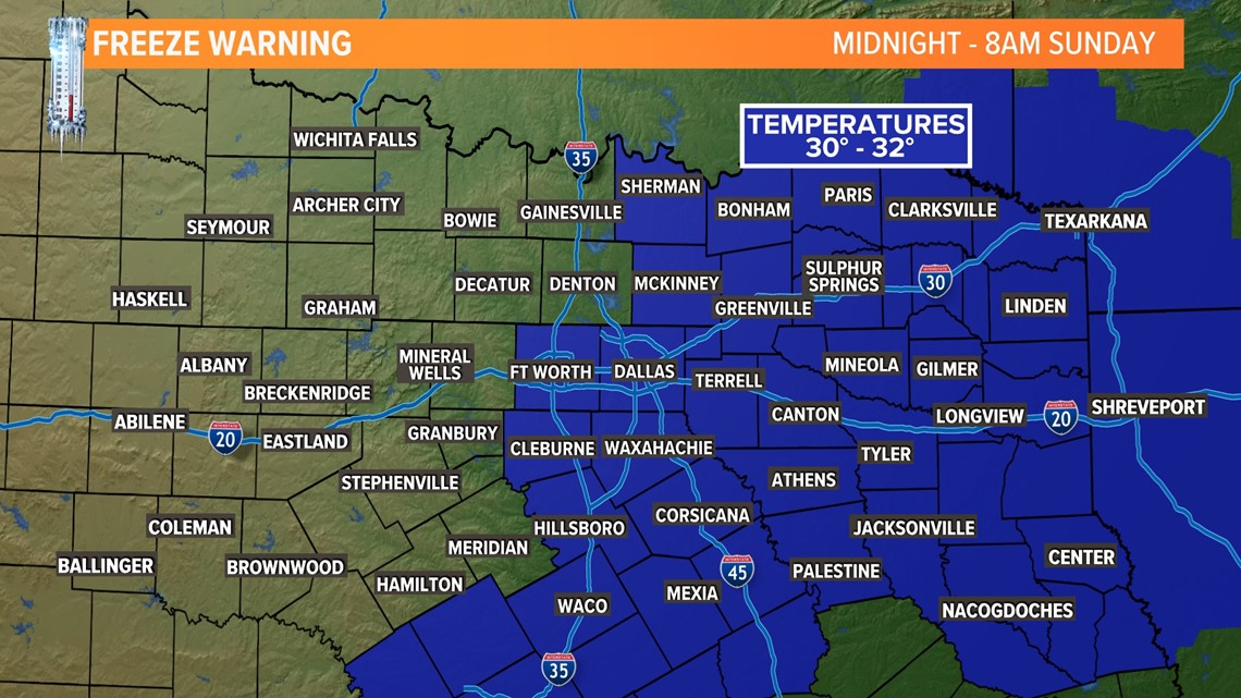 DFW Weather Forecast: How Cold Will It Get Friday And Saturday? | Wfaa.com