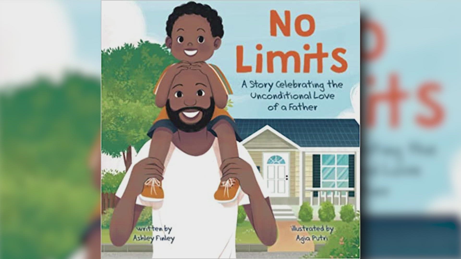 The book, by Ashley Finley, celebrates father figures in our lives.