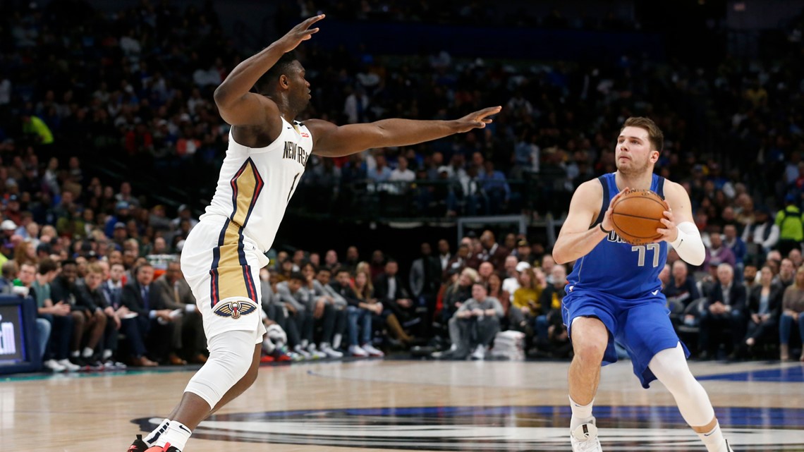 Mavs star Doncic injures heel on fall, out against Pelicans