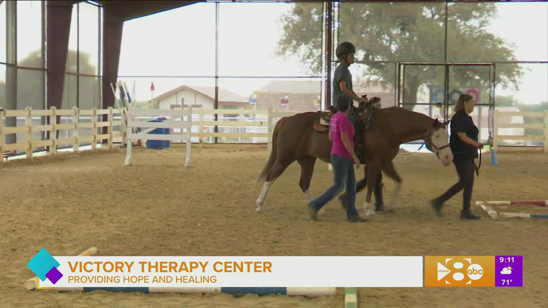 The center uses the healing power of horses to address physical, emotional and mental needs of children, adults, veterans and first responders.