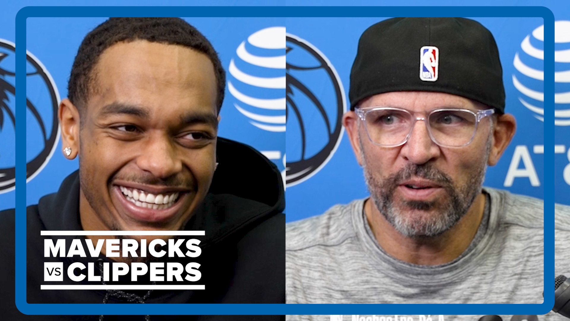 P.J. Washington and Jason Kidd talked to the media during practice before Game 5 in the 2024 Mavs-Clippers first-round playoff series.