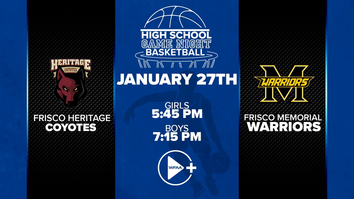 High School Game Night returns to WFAA+, with two high school basketball broadcasts