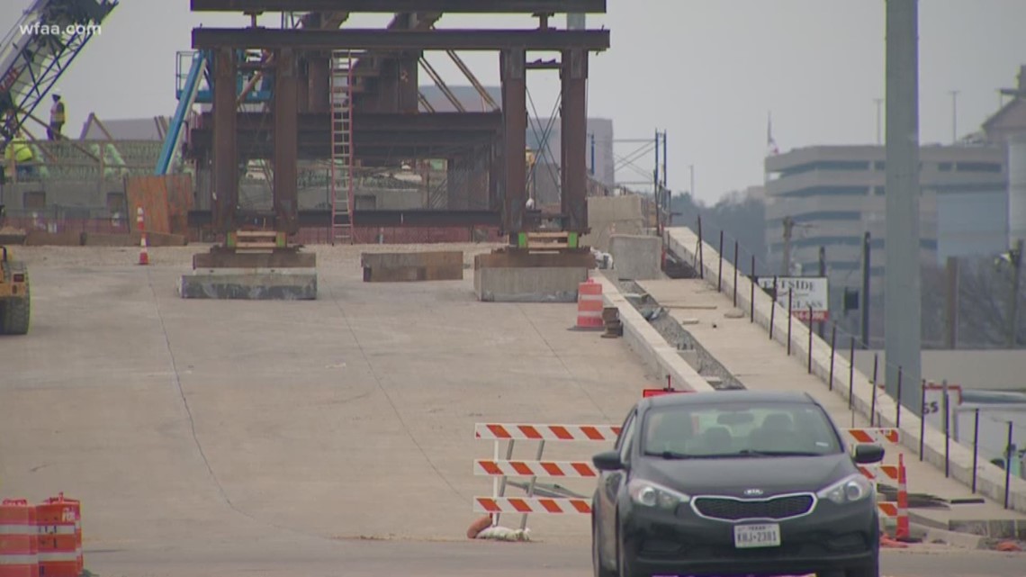 The bridges and roads are meant to be part of the bigger Panther Island project, and were supposed to be completed in 2018.