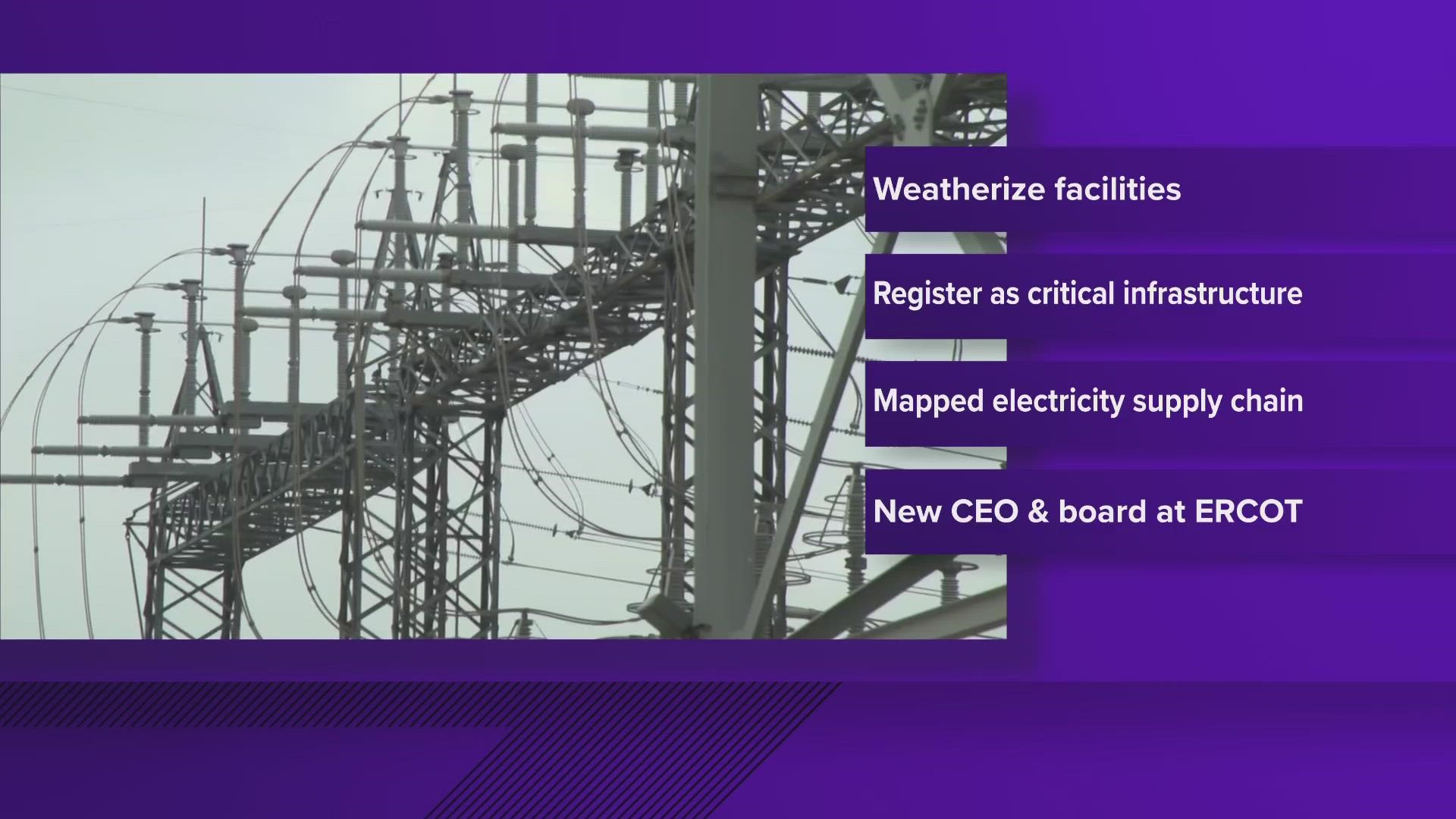 ERCOT says it made numerous enhancements to the power grid since the 2021 winter storm.
