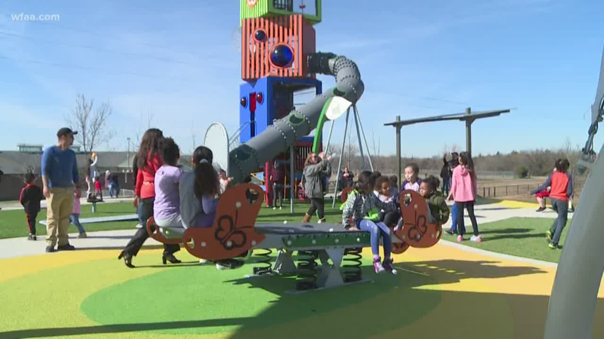 A new playground just opened in Grand Prairie and it's nothing like anything else in Texas.