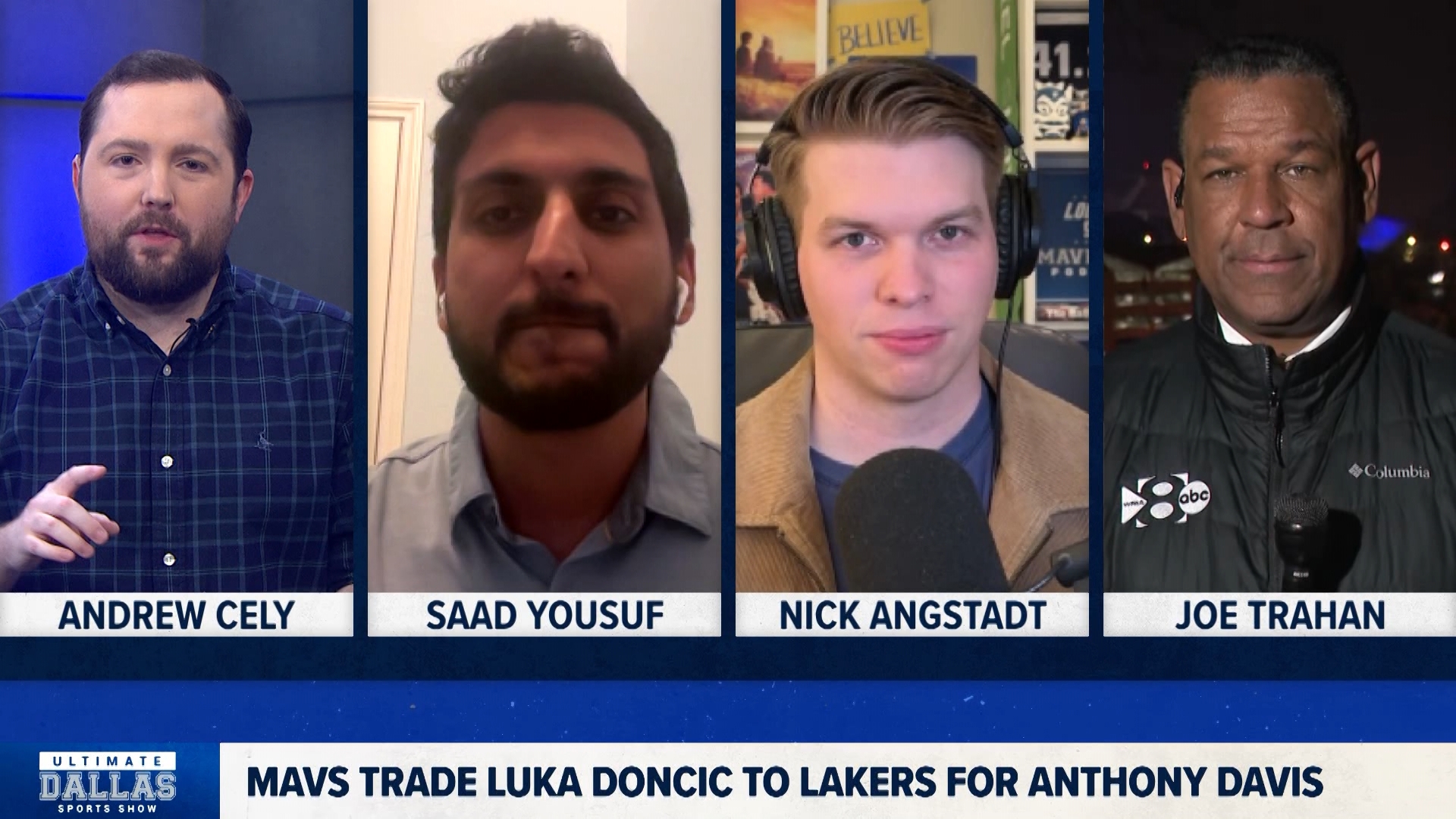 The Mavericks have traded Luka Doncic to the Los Angeles Lakers for Anthony Davis. The Ultimate Dallas Sports Show reacts to a huge moment in DFW sports history.