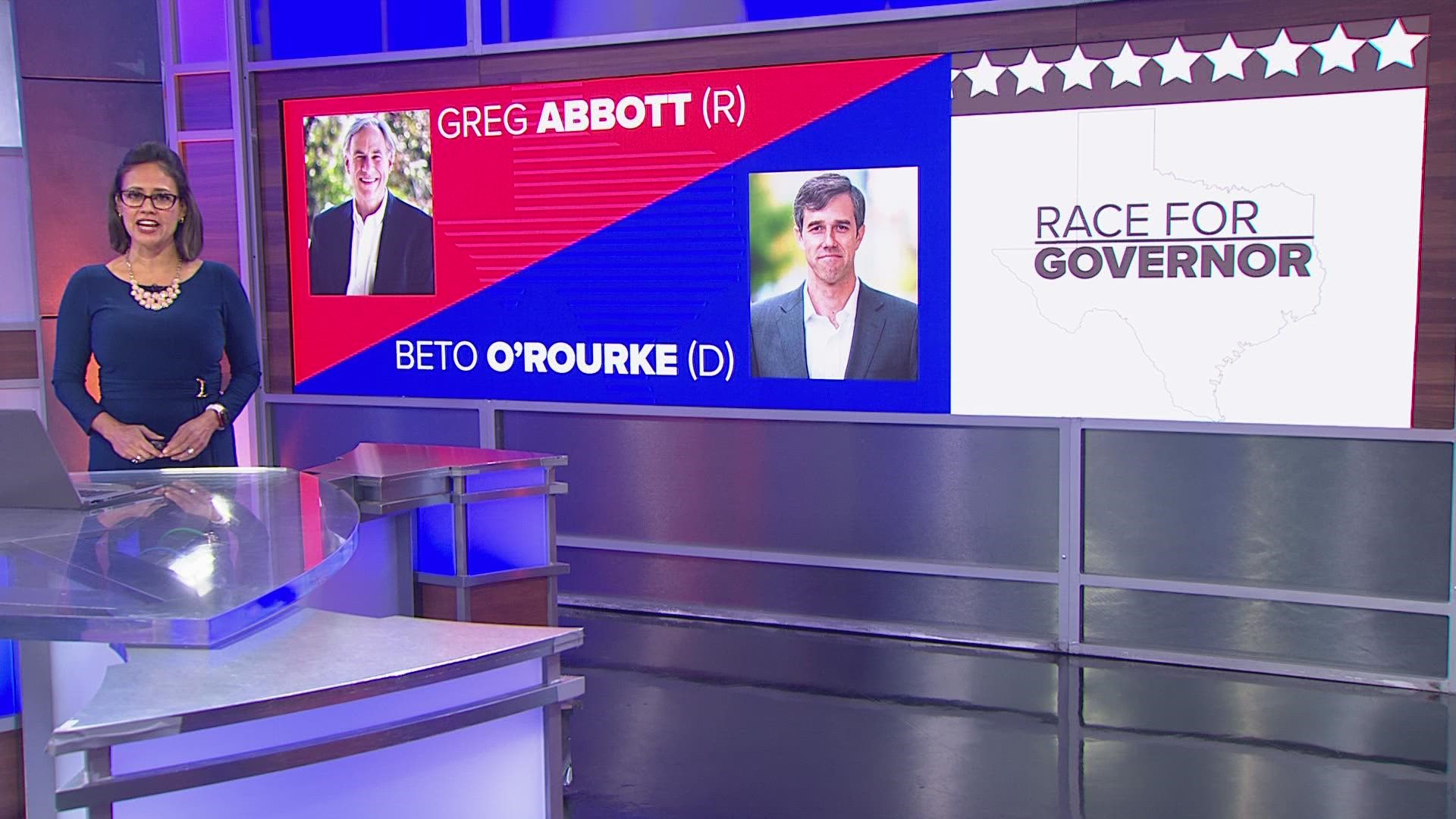 Beto O'Rourke is looking to make one last impact on voters in his sole debate with Gov. Abbott.
