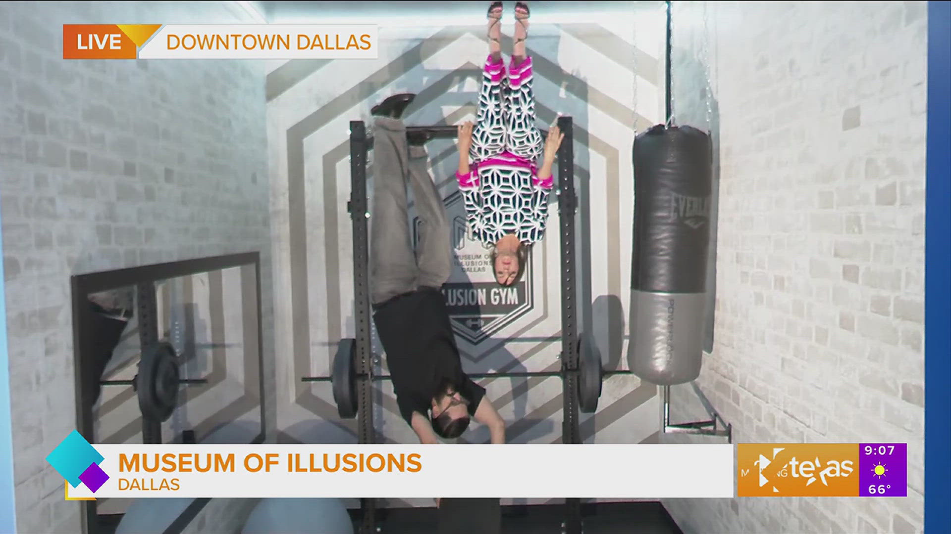 Paige takes us inside the Museum of Illusions in Dallas to explore some of their visual displays. 