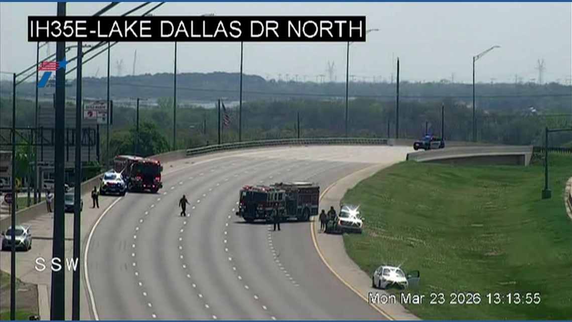 Vehicle fire shuts down portion of I-35E southbound lanes in Carrollton ...