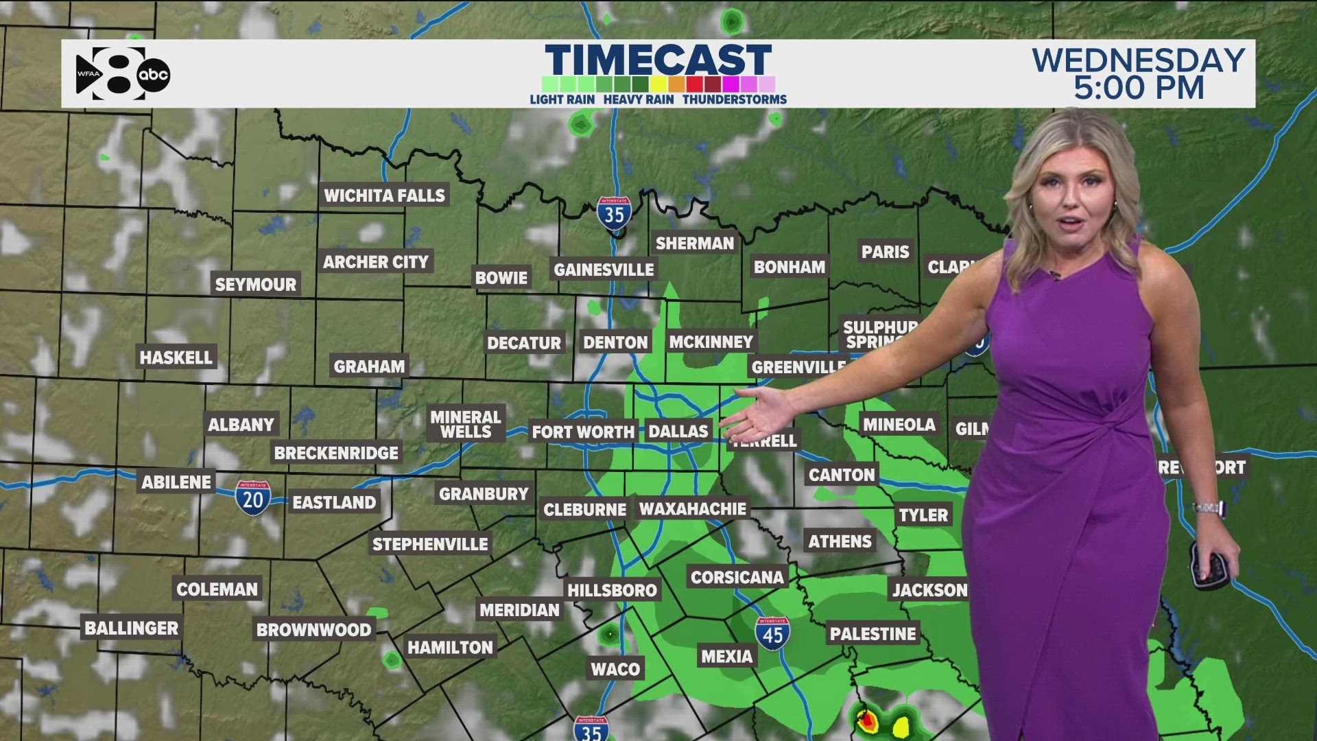 Temperatures are expected to stay in the 90s and increase slightly over the next two weeks.