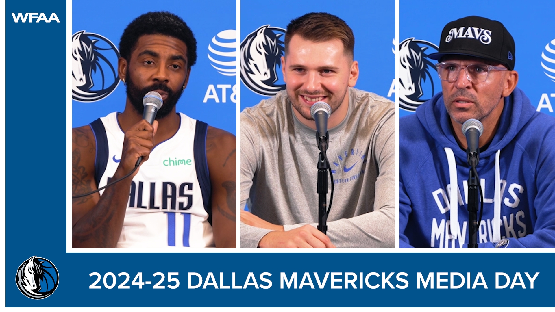 Hear from the Dallas Mavericks for the team's 2024-25 Media Day on September 30, 2024.