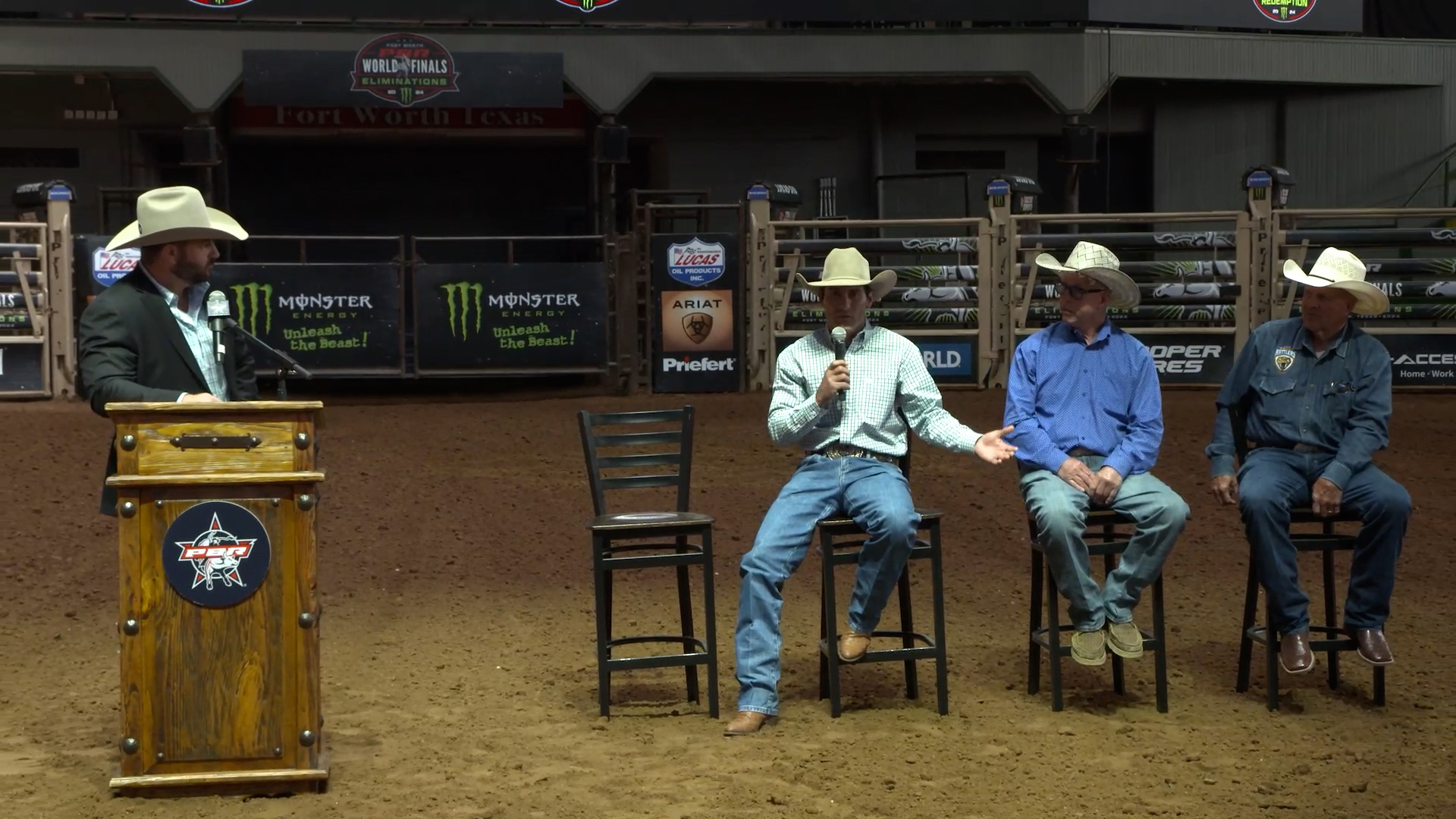 2024 PBR World Finals Cowtown Coliseum press conference