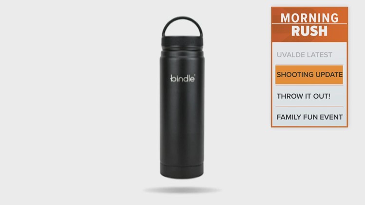 Bindle recalling water bottles due to reported risk of lead poisoning