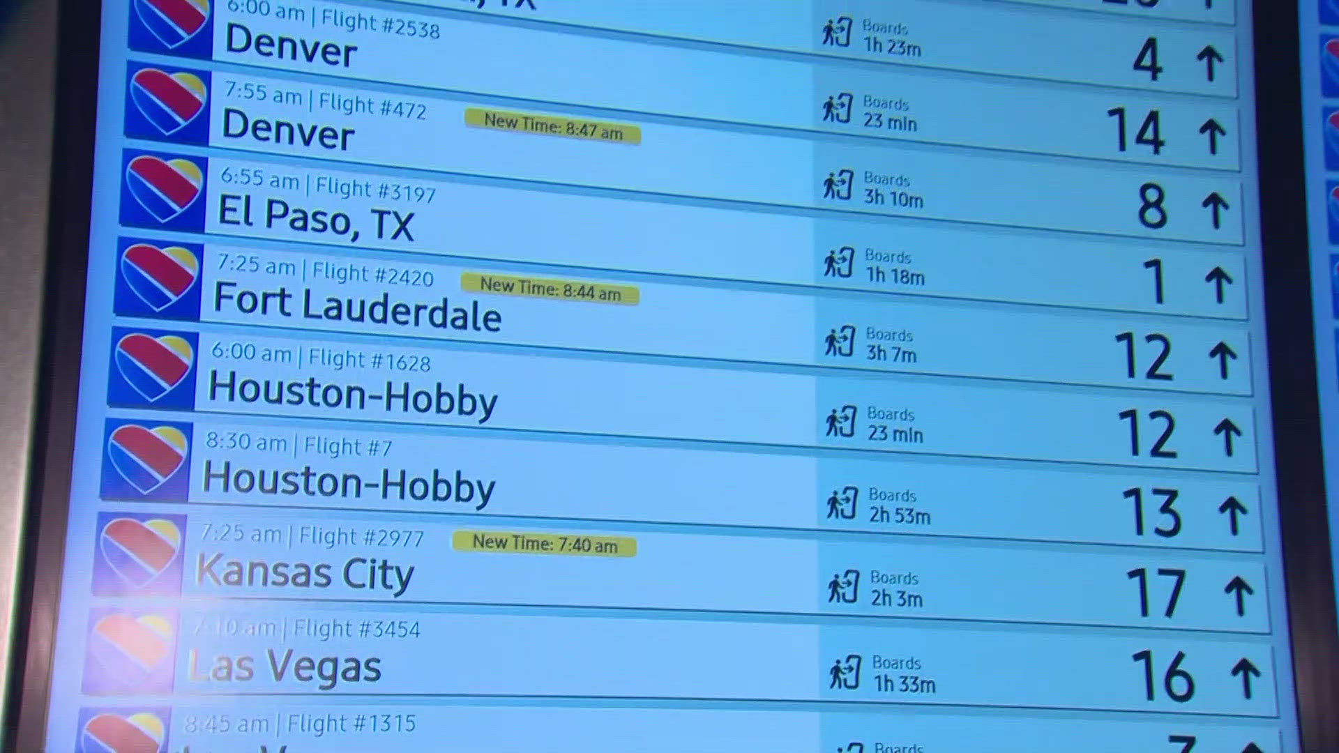 We're tracking the latest airport impacts from Monday morning's storms.