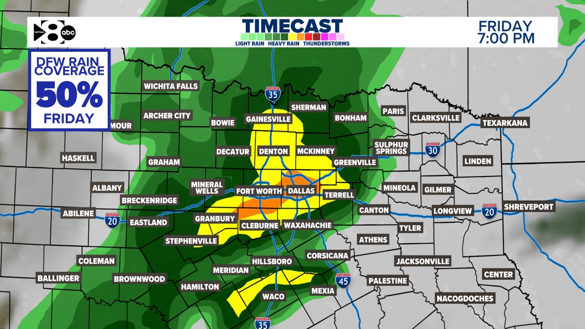 North Texas heavy rain timeline | wfaa.com