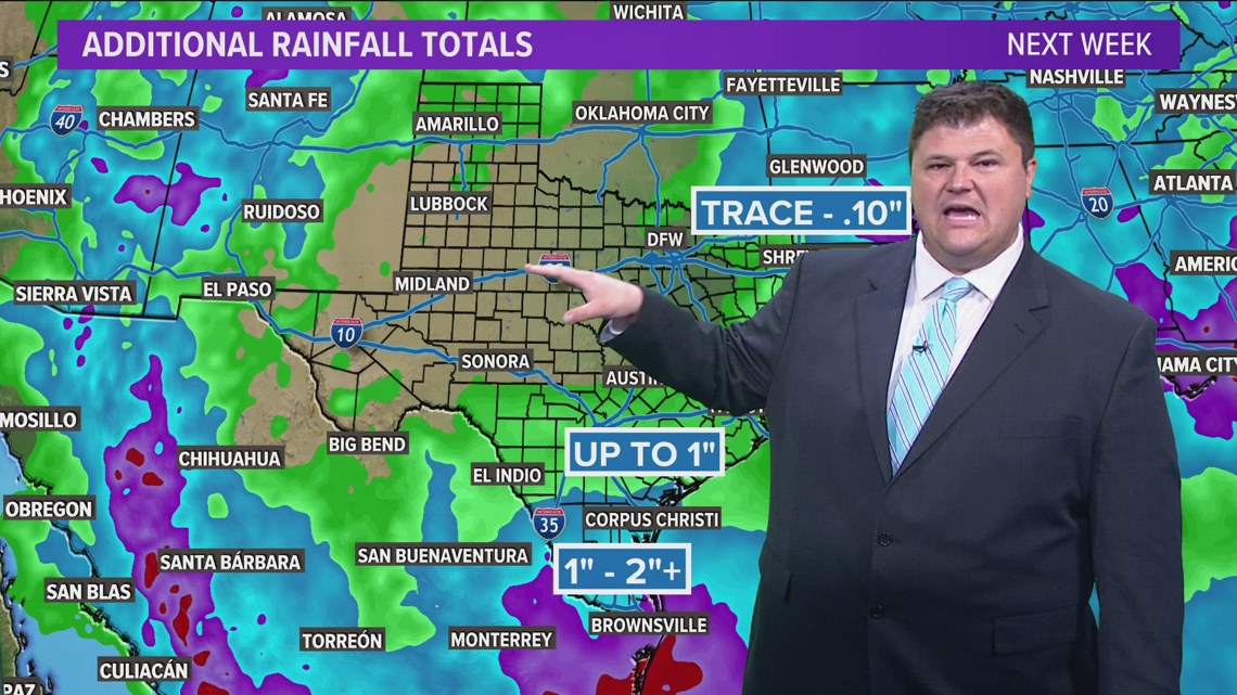 DFW Weather | Little rain expected next week in 14 day forecast | wfaa.com
