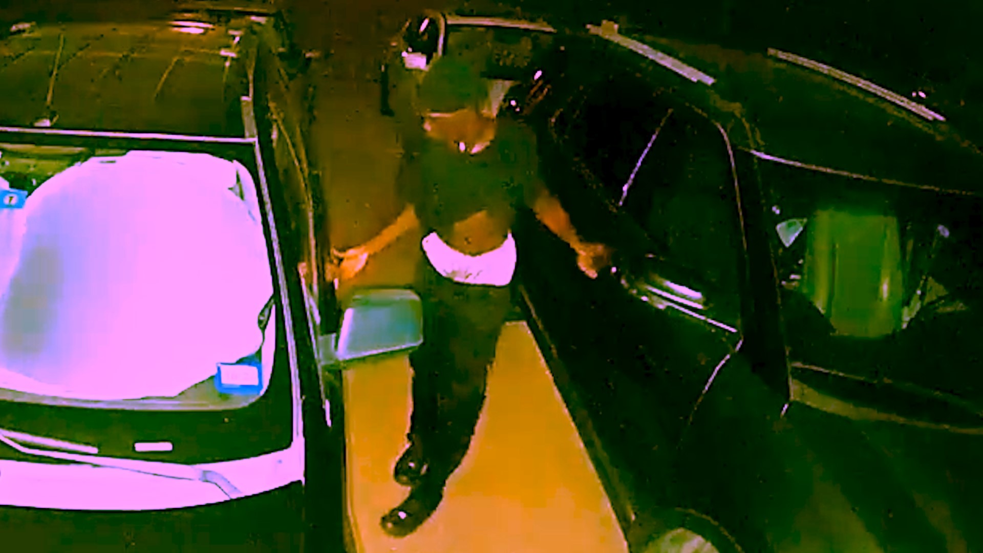 The Arlington Police Department recently released video showing a suspect stealing from an unlocked car in a neighborhood.