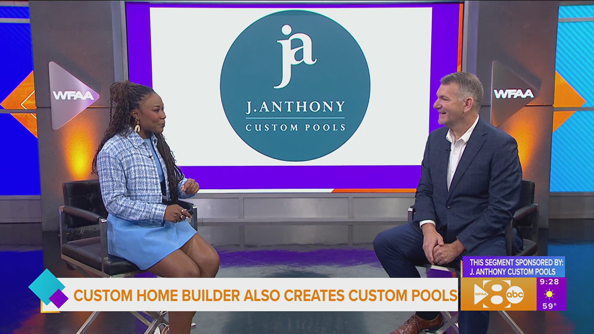 This segment is sponsored by: J. Anthony Custom Pools