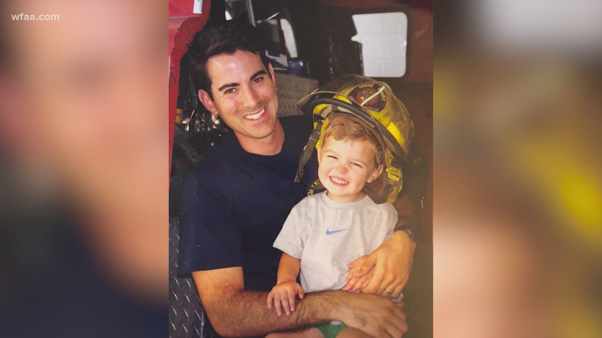 His father is a 23-year veteran and is now a fire investigator.
