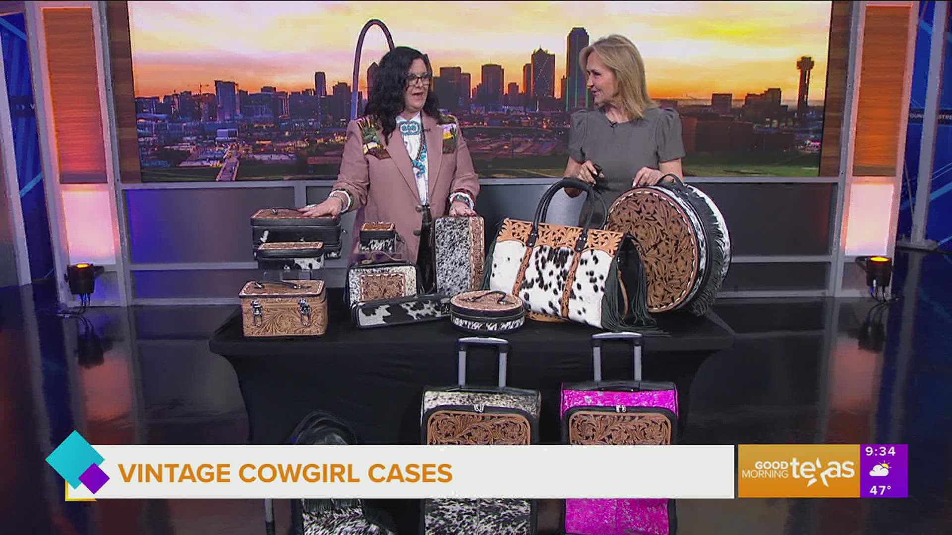 Teresa Johnson shares how she started making Vintage cowgirl cases. Go to vintagecowgirlcases.com for more information.