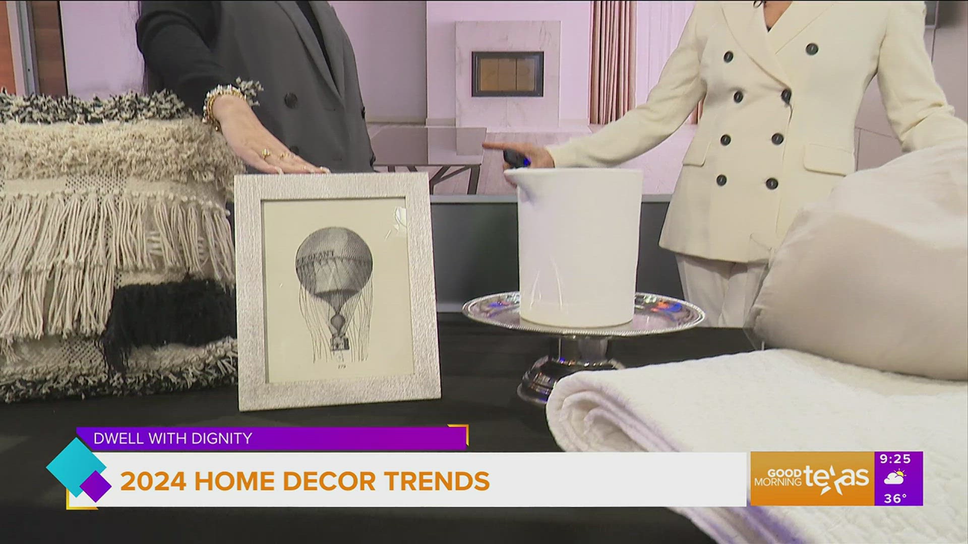 Out with the old and in with the new. Find out this year's home decor trends and how you can add them to your home.