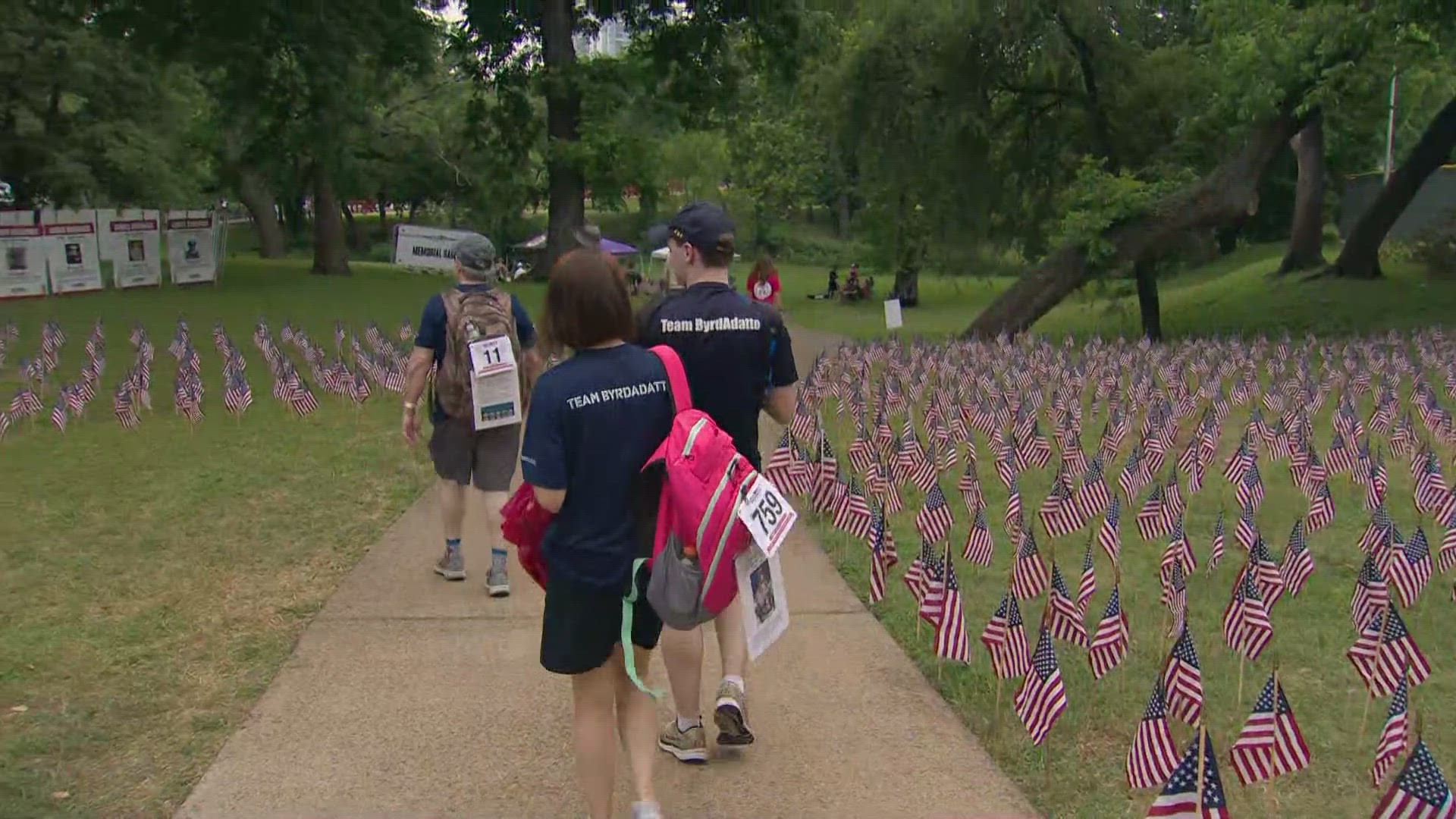 People from all over the country come to Dallas to honor those lives on Memorial Day weekend.