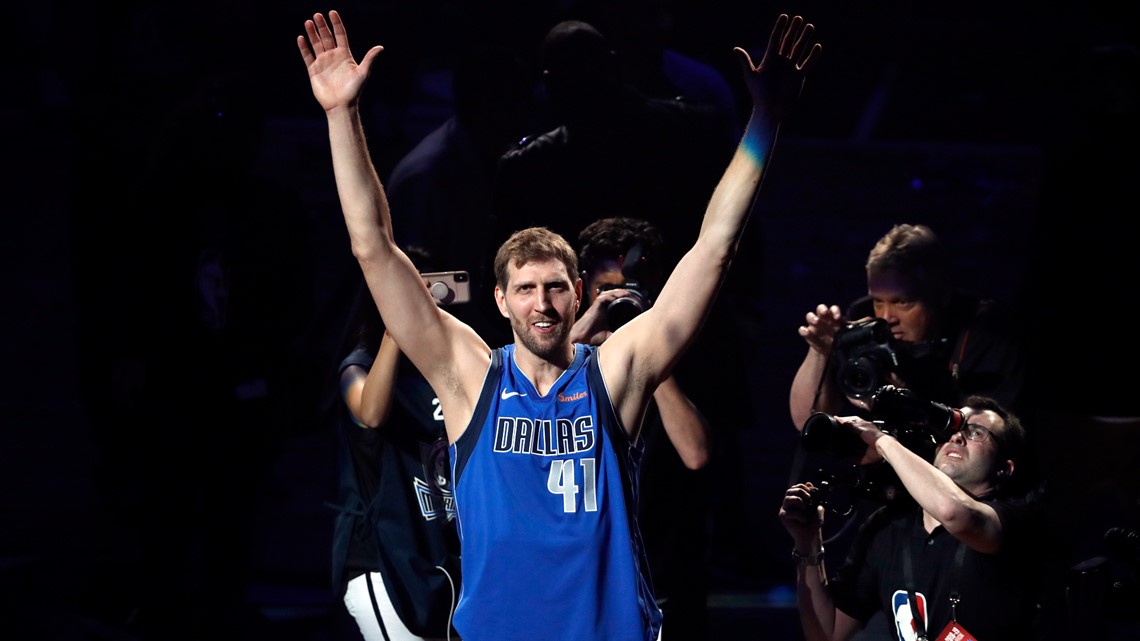 Dirk Nowitzki's Personal Memorabilia On Display During Dallas Mavericks' Jersey  Retirement Ceremony