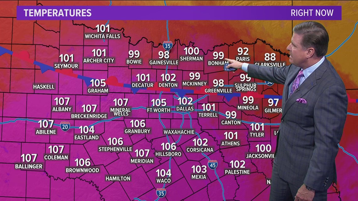 DFW Weather: Excessive Heat Warning continues, no break from the triple ...