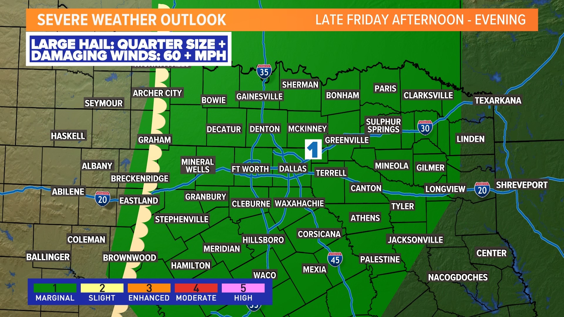 North Texas weather forecast April 1016, 2023