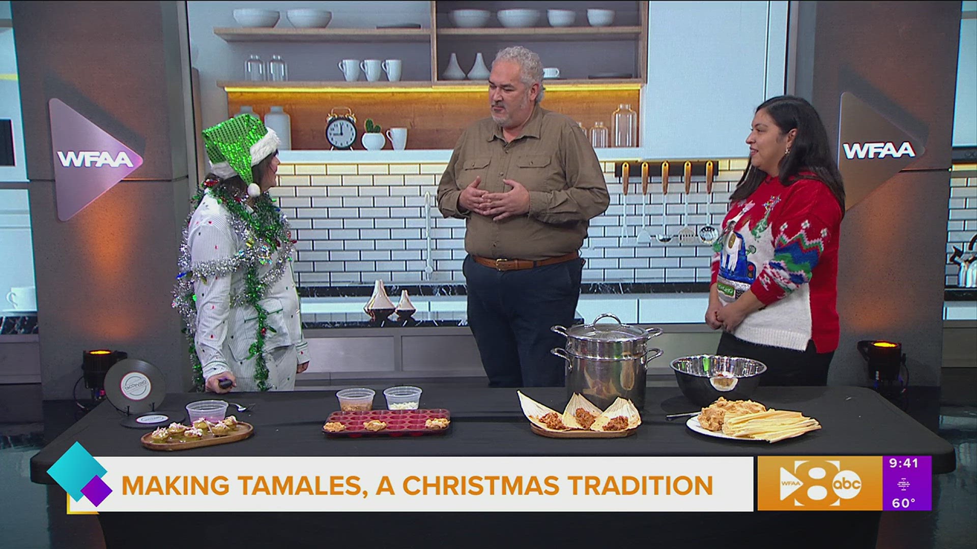 We learn how to make tamales at home for the holidays. Go to orderyesyes.com for more information.