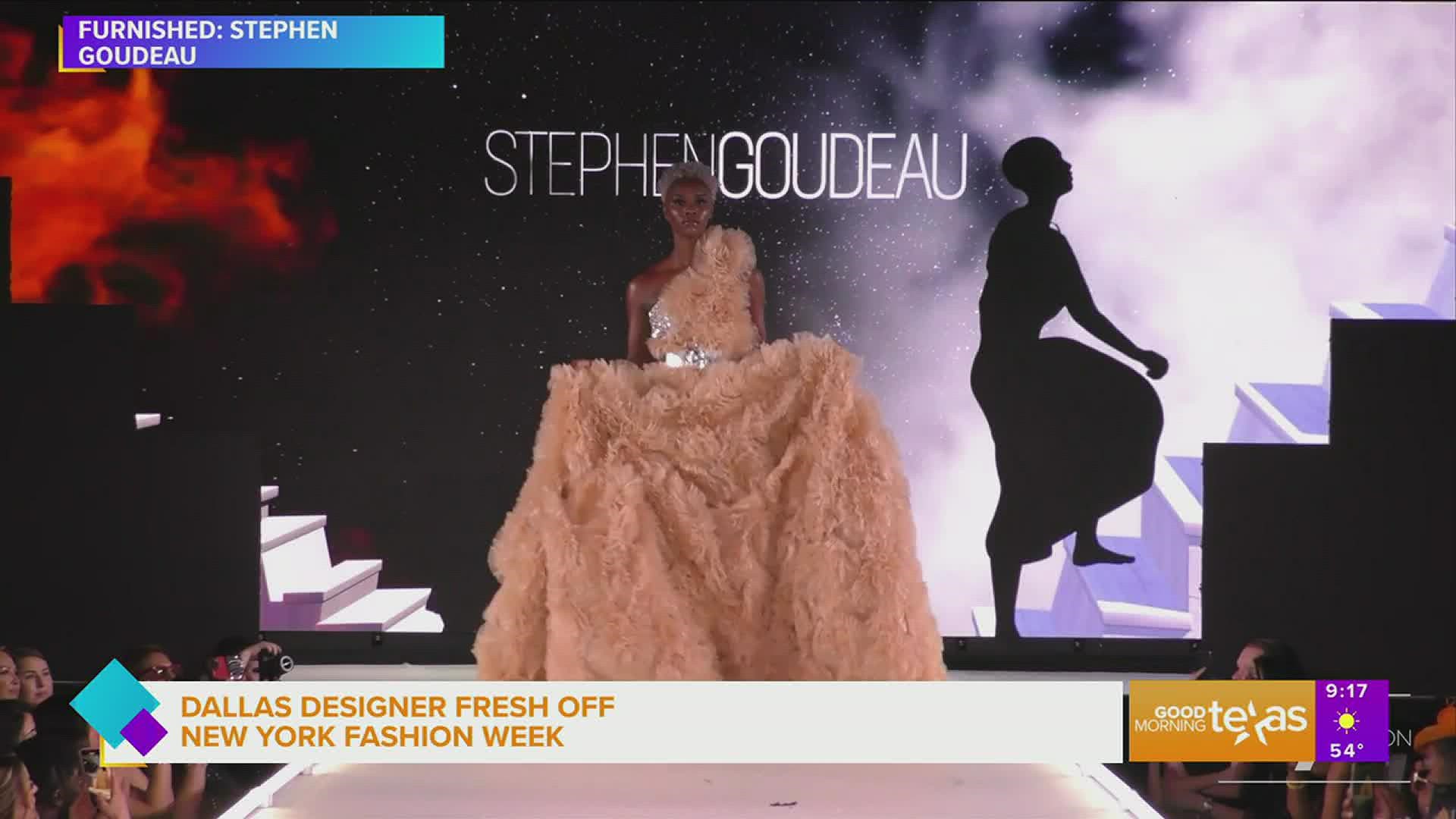 It is one of the highest achievements to any fashion designer - Local designer Stephen Goudeau achieved that, and we’ve got a feeling there will be so much more.