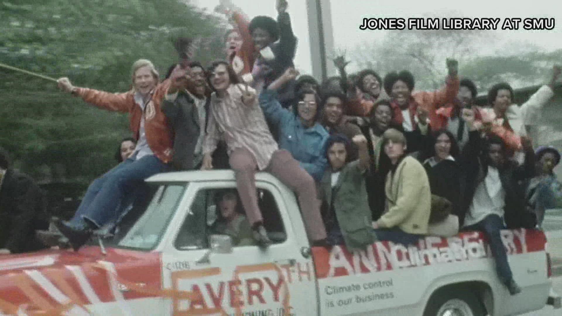 There's a lot of history built in with the bricks at this Dallas high school.