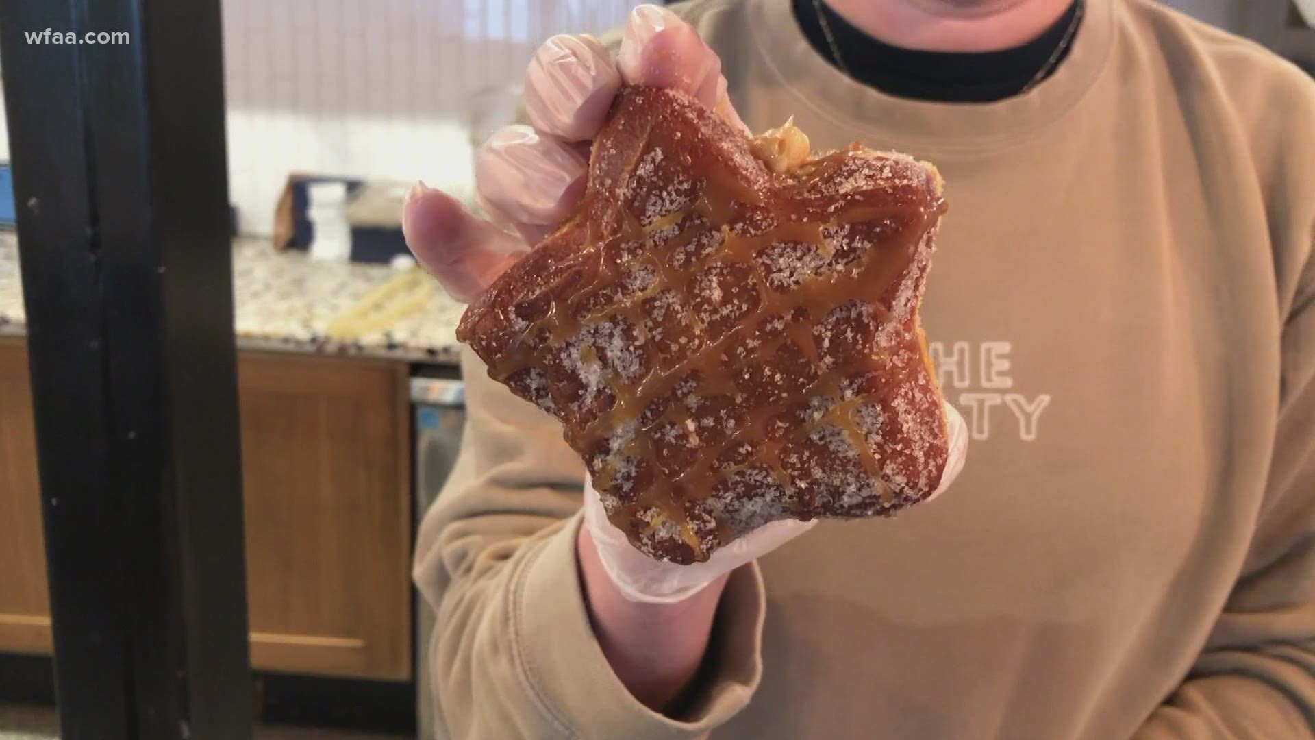 The Churro and Dulce de Leche Star donut is so popular with customers, that Salty Donut in Bishop Arts now offers it year-round.