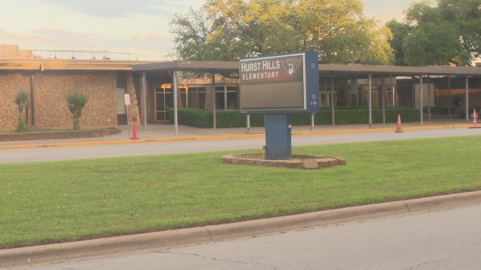 The district told Hurst Hills Elementary parents there would be extra security on campus.
